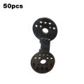 50 PCs sunshade mesh clip garden tools greenhouse sunshade fixing clamp plastic mesh fence hooks installation. 
