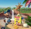 Kelloggs COCO POPS Breakfast Cereal fr CL log S Lahore cocoa activates Col fighting cereals chocolate 300g. (2 box). 