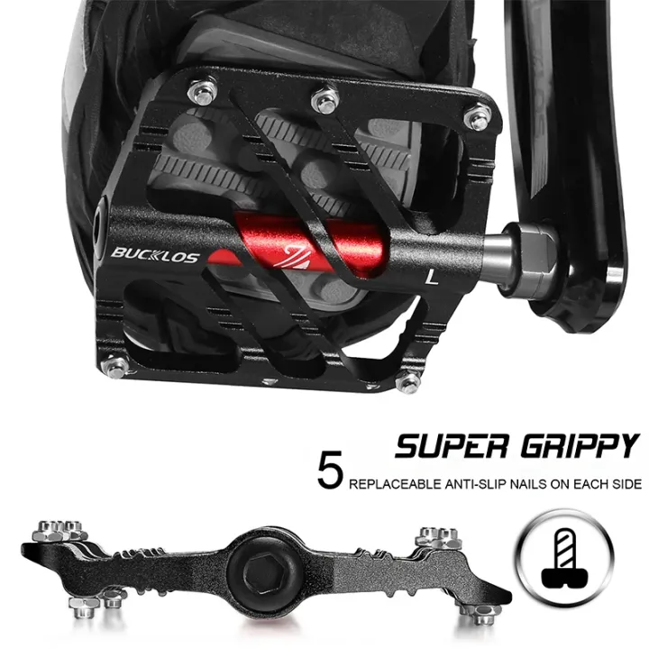 BUCKLOS%20%203%20Bearings%20Bike%20Pedals%20Ultra%20Light%20MTB%20Bike%20Flat%20Platform%20Pedals%20Anti-Slip%20Mountain%20Road%20Bike%20Flat%20Pedals%20Bicycle%20Parts%20-%20Image%204