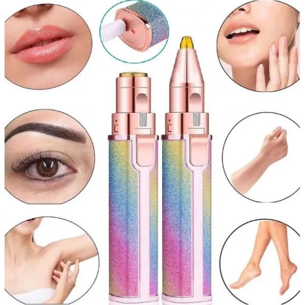 2-in-1 Lady Shaver Flawless Eyebrow Trimmer