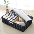 16 in 1 Foldable Socks & Bra Drawer Organizer, 24 Cells Foldable Storage Box, Closet Organizer for Underwear, Socks, Bra, and. 