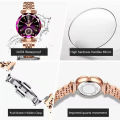  Luxury Diamond Dial Woman Wristwatch Waterproof Stainless Steel Watch for Ladies Elegant Simple Quartz Women's Watches. 