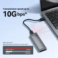 Lexar Hard Drive Enclosure E300 M.2 NVMe Type-C All Aluminium Solid State Mobile Hard Drive Case High Speed 10Gbps Transport. 