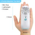 Rechargeable Portable Mini Nebulizer Silent Handheld Inhaler Ultrasonic Inhalator Mesh Atomizer Baby Adult Cough Asthma. 