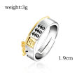 Anime JoJo's Bizarre Adventure Rings Kujo Jotaro Adjustable Opening Ring Unisex Cosplay Jewelry Accessories For Friends Gift. 
