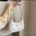 LuxeLure Glossy Crescent Bag – 2-in-1 Chic Carry by Miu Miu-Inspired Design.