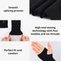 1 Pair Summer Finger Sleeve Ice Cool Wearing High Elastic Elbow Spring Outdoor Riding Fingerless Fishing Custom Ice Silk Sleeve. 