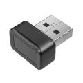 USB Fingerprint Key Reader FIDO U2F Windows Hello Biometric Fingerprint Scanner Anti-Spoofing for PC or Laptop. 