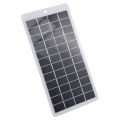 5W 12V Solar Panel Portable Solar Power Polycrystalline Siliocone Solar Charger Mini High Efficiency Solar Module with Clips. 
