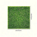 1-4 Packs 15x15cm Dollhouse Miniature Grass Pad Simulation Lawn for Micro Landscape DIY Model Accessories.