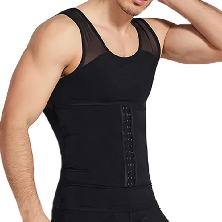 Mens%20Compression%20Vest%20Body%20Shaper%20Abdomen%20Tummy%20Slimming%20Sheath%20Shapewear%20Gynecomastia%20Underwear%20Corset%20Waist%20Trainer%20Tank%20Tops%20-%20Image%207