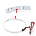 2Pcs DIY Devil Eyes LED Halo Rings Kit 2.5 inch Projector Car Headlight 360 Degree Demon Eyes LED Lights Modified Q5 Hela Lens. 