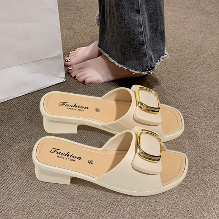 Women's%20Versatile%20Summer%20Sandals%20-%20Fashion%20Thick%20Sole%20Flip%20Flops,%20Non-Slip%20Durable%20Outdoor%20Slides%20for%20Beach/Street%20Wear%20-%20Image%205