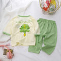 Baby Pajamas Sets Cotton Child Pajamas Toddler Long Sleeve Baby Nightwear Pyjamas Kids Cartoon Homewear Clothes. 
