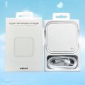 SAMSUNG 22.5w Fast Charge Wireless Charger Pad EP-P2400 For Galaxy S25 S24 S23 FE Note20 Ultra Z Flip Fold 7 6 5 4 3 2 Iphone 17. 