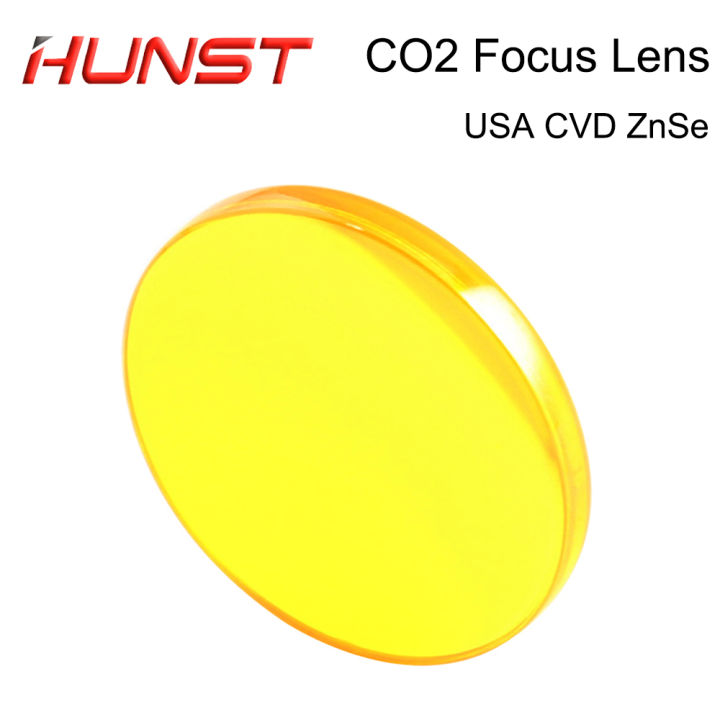 HUNST USA CVD ZnSe Focus Lens Dia 12mm 18mm 19.05mm 20mm FL 38.1 50.8 63.5 76.2 101.6mm For Co2 Laser Engraving Cutting Machine