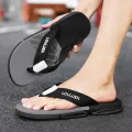 2023 High Quality Brand Fashion Men Flip Flops Summer Beach Flip Flops Men Casual Breathable Thicken Beach Men Slippers Outdoor. 