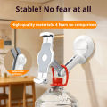 Eary for iPad Wall Mount with Suction Cup Phone Tablet Stand Holder for iPad mini Pro Air for  Tab for 4.7-12.9"in Devices. 