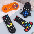 Baby Silicone Teether Toys BPA Free Remote Control Shape Teether Rodent Gum Pain Relief Teething Toy Kids Sensory Educational. 