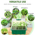 6/12 Cells Hole Plastics Plant Pots Grow Box Plant Seedling Pots Gardening Sowing Tray Tools Hydroponics Growing System Indoors. 