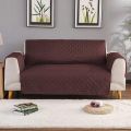 Quilted sofa cover. 