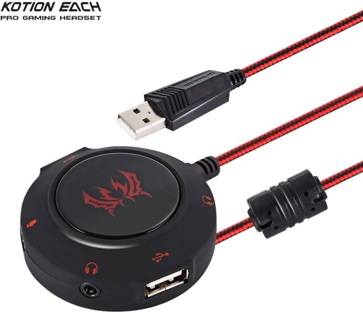 KOTION Each S2 Plug And Play External USB Sound Card