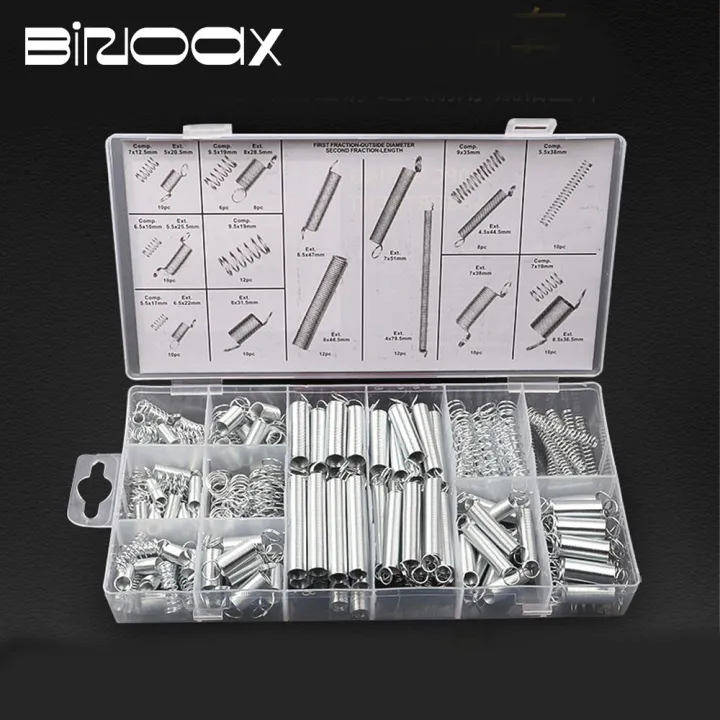 200PCS Hardware Tension Spring Compression Set in Box 20 Size Springs ...