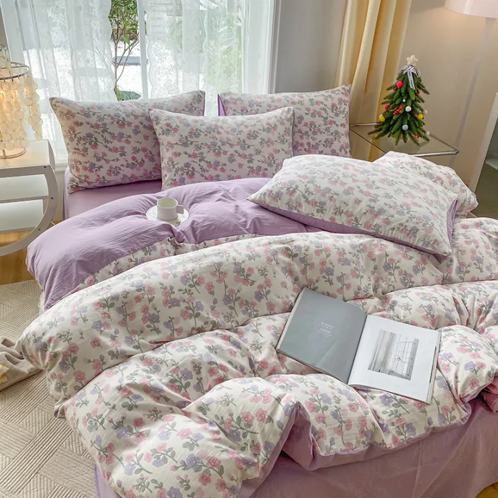 3-piece%20cartoon%20heart-shaped%20plant%20floral%20print%20set,%20a%20duvet%20cover%20and%20a%20pair%20of%20pillowcases%20(no%20padding),%20suitable%20for%20bedroom%20-%20Image%204