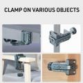 LEAPLIGHT Photography C Clamp Aluminum Table C-clamp with 1/4" NATO Desktop Camera Mount for Magic Arm Video Camera Light Stand.