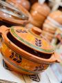 clay hotpot (miti ka hotpot) polished material to serving. 