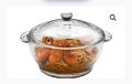 Glass Serving Casserole With Lid. 