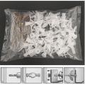 100pcs Nylon Butterfly / Aeroplane Wall Plug for Hollow Partition Wall Ceiling Plaster Screw Plug Fastener Anchor Bolt Dry Wall. 