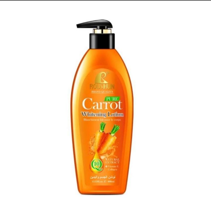 Roushun carrot body lotion 400ml