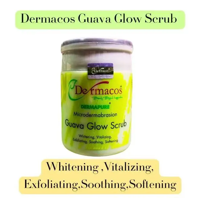 Dermacos,%20Dermapure,Guava%20Glow%20Scrub,Microdermabrasian,%20Whitening%20Scrub%20Best%20Quality%20Net%20Wt:200%20g%20-%20Image%202