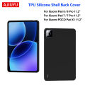 Soft Case For POCO Pad X1 Mi Pad 7/7Pro Mi Pad 8/8Pro 11.2 Inch Tablet Protective Cover TPU Silicone Shell Back Cover.