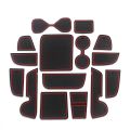 for Honda Vezel HR-V HRV 2021 2022 Anti-Slip Gate Slot Cup Mat Non-Slip Door Pad Coaster Interior Accessories.
