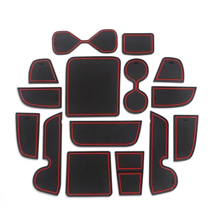 for Honda Vezel HR-V HRV 2021 2022 Anti-Slip Gate Slot Cup Mat Non-Slip Door Pad Coaster Interior Accessories