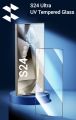 Samsung Galaxy S24 Ultra Tempered UV Glass Film Full Screen Glue For Galaxy S24, S23, S22 Ultra Full Cover UV Glass. 