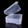 1Pc Plastic Box Case For Triangle Puff Transparent Sponge Puff Portable Travel Cosmetic Bags Cosmetics Storage Case. 