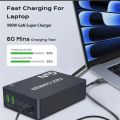 GaN 6-Ports 990W USB C Charger Desktop Charger Type C PD 100W PPS Fast Charging Station for Laptop Tablet MacBook Samsung iPhone.