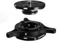 IFOOTAGE Seastars Q1S Quick Release Baseplate System,Tipod Screw Mount,Quick Know Down Tool Accessory 9kg Max Load (1 Top Plate and 1 Base). 