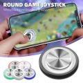 Round Game Joystick Universal Mobile Phone Rocker for Iphone Android Metal Button Controller Smartphone Suction Cup Gamepad.