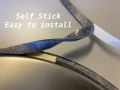 High Temp Grill Gasket Replacement Fit Kamado BBQ Smoker Gasket Accessories Flame retardant sealing tape.