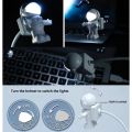 Portable USB Powered Night Light Reading Book Lights Astronaut Desk Lamp LED Light for Computer Laptop Keyboard Lighting Light.