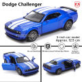 MSZ 5-inch alloy car model Dodge Challenger rebound function static model alloy die-casting car model collection toy.