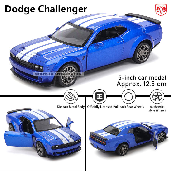 MSZ%205-inch%20alloy%20car%20model%20Dodge%20Challenger%20rebound%20function%20static%20model%20alloy%20die-casting%20car%20model%20collection%20%20toy%20-%20Image%207