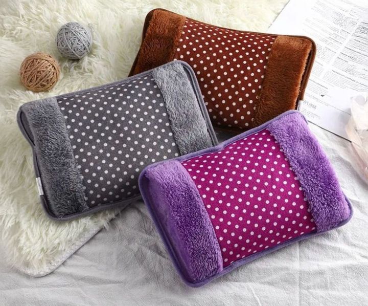 Electric Hot Water Bag / Heat Pillow and Pain Remover By Shop Exclusive - Multicolour - hot water bag