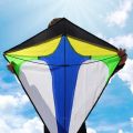 Diamond Shaped Kite with Long Tail Colorful Flight Kite Easy To Fly Primary Stunt Kite Enhance Coordination for Children Kids. 
