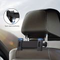 Car Tablet Holder, Headrest Mount Adjustable Stand Cradle Compatible With 5" To 12.9" Cell Phones And Tablets. 
