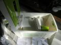 (H). Lakeland Easy Store Spiralizer - White & Green lightly used without box. 